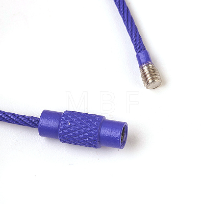 Steel Wire Bracelet Making MAK-F025-B-1