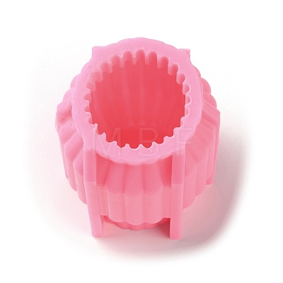 Ribbed Pillar Geometry Scented Candle Silicone Molds DIY-G106-01C-1