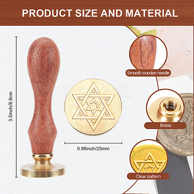 Wax Seal Stamp Set AJEW-WH0208-804-1
