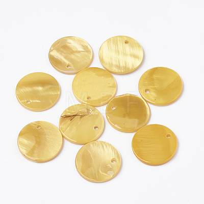 Freshwater Shell Pendants SHEL-Q020-03D-1