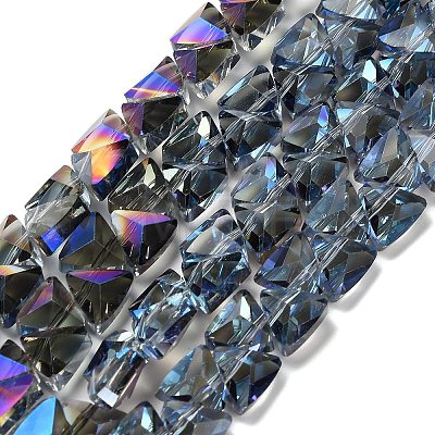 Electroplate Glass Beads Strands EGLA-P066-02A-HP04-1