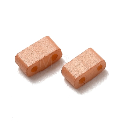 2-Hole Baking Paint Glass Seed Beads SEED-S023-17B-45-1