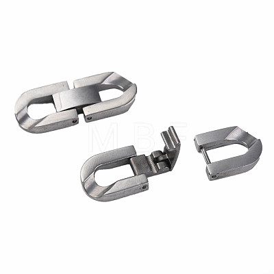 304 Stainless Steel Fold Over Clasps STAS-N087-48A-01P-1