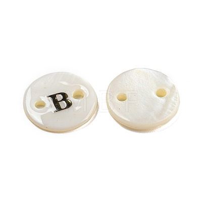 Freshwater Shell Buttons BUTT-Z001-01B-1