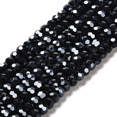 Electroplate Glass Bead Strands LS-EGLA-R015-4mm-15-1