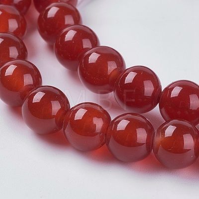 Natural Carnelian Beads Strands X-G-GSR8MM060-2-1