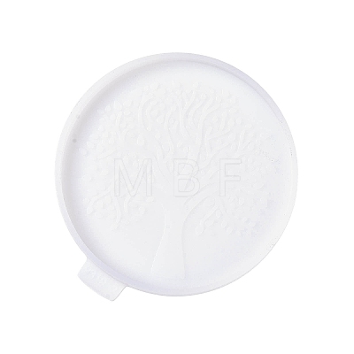 Tree of Life DIY Silicone Coaster Molds DIY-E073-03A-1