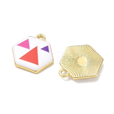 Printed Brass Pendants KK-CBAF9BC-14G-1