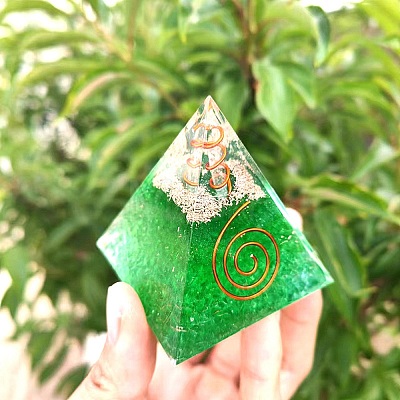 Orgonite Pyramid Resin Energy Generators PW-WG16D48-01-1