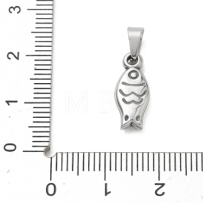 304 Stainless Steel Pendants STAS-B141-03G-P-1