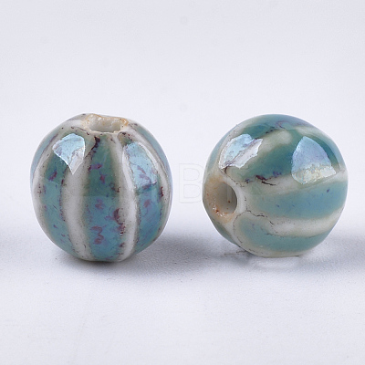 Handmade Porcelain Beads PORC-S498-24G-1