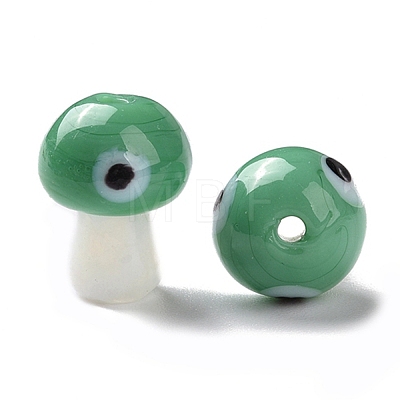 Handmade Evil Eye Lampwork Beads LAMP-D018-01C-1