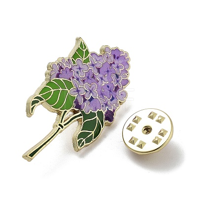 Flower Series Zinc Alloy Enamel Pin JEWB-D069-03D-1