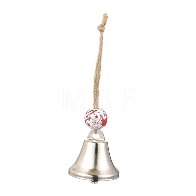 Iron Bell Hanging Ornaments HJEW-JM02464-1