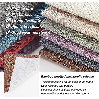 BENECREAT Polyester Imitation Linen Fabric DIY-BC0001-49-1