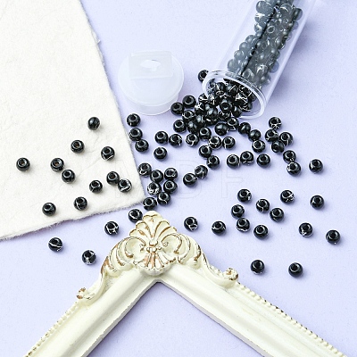 6/0 Opaque Glass Seed Beads SEED-YW0002-13R-1