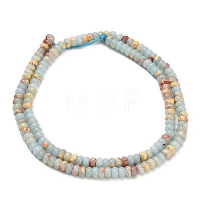 Synthetic Imperial Jasper Beads Strands G-Z110-B04-2x4mm-08-1