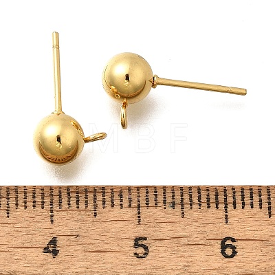 201 Stainless Steel Stud Earring Findings STAS-R156-01G-03-1