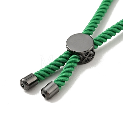 Half Finished Twisted Milan Rope Slider Bracelets FIND-G032-01B-08-1