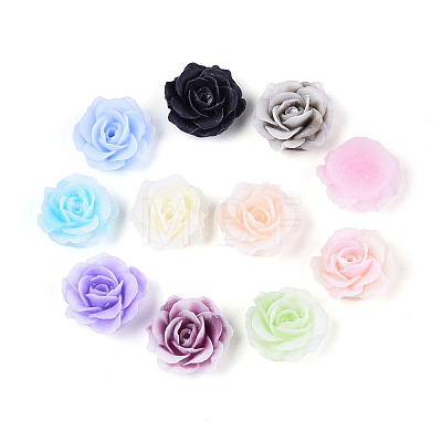 Opaque Resin Decoden Cabochons RESI-N052-02-1