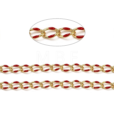 Brass Curb Chains CHC-L039-46C-G-1