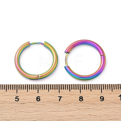 202 Stainless Steel Huggie Hoop Earrings EJEW-F111A-20mm-RC-1