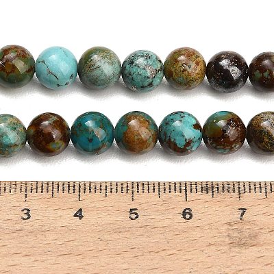 Natural Turquoise Beads Strands G-G475-A05-8mm-1