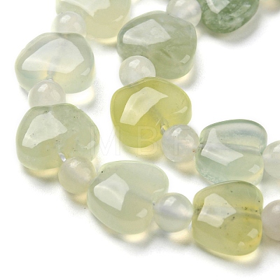 Natural New Jade Beads Strands G-C062-A06-01-1