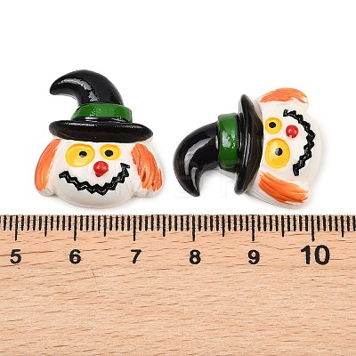 Helloween Resin Decoden Cabochons RESI-XCP0002-70D-1