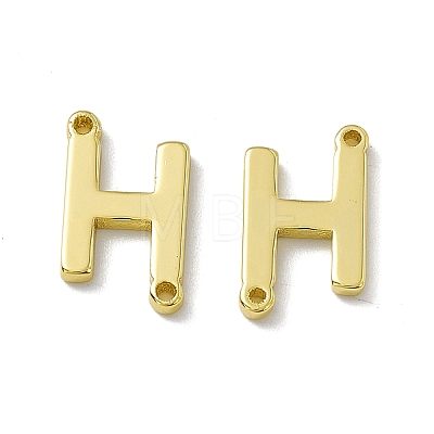 Rack Plating Brass Connector Charms KK-C007-38G-H-1