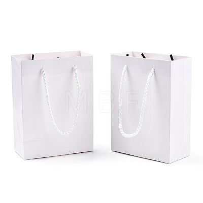 Rectangle Cardboard Paper Bags AJEW-E034-10-1