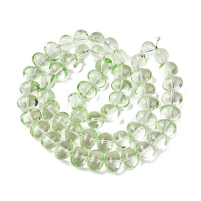 Transparent Electroplate Glass Beads Strands EGLA-N012-06C-1