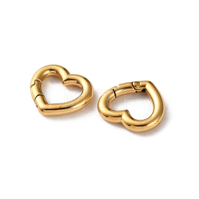 304 Stainless Steel Spring Gate Clasps STAS-A193-03G-1
