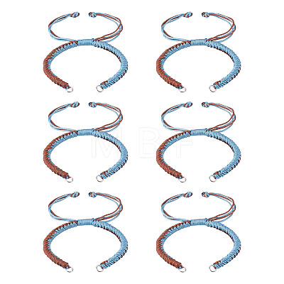 Nylon Thread Bracelets Making AJEW-TAC00106-1