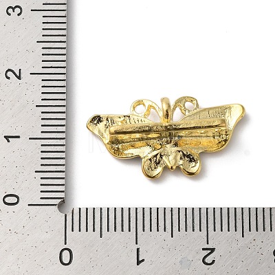 Rack Plating Brass Enamel Slide Charms KK-P276-35G-1