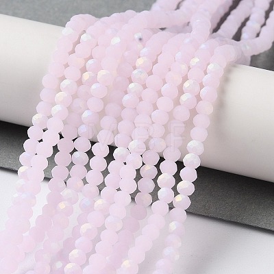 Imitation Jade Glass Beads Strands EGLA-A034-J2mm-MB02-1