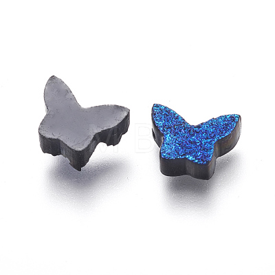 Imitation Druzy Gemstone Resin Beads X-RESI-L026-L-1