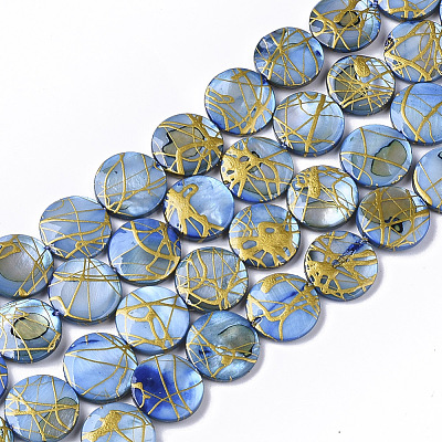 Drawbench Freshwater Shell Beads Strands SHEL-T014-012-1