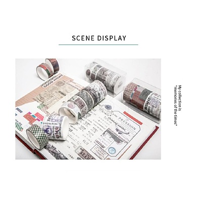 DIY Scrapbook Decorative Adhesive Tapes DIY-I070-B01-1