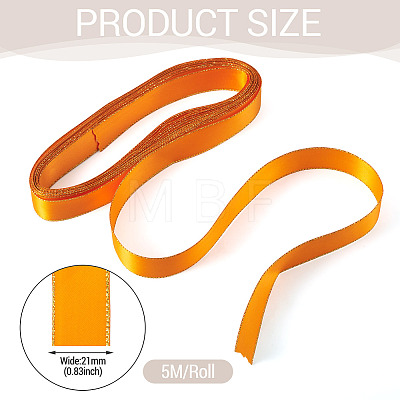 5M Polyester Gold Edged Satin Ribbon OCOR-TADJ0001-05H-1