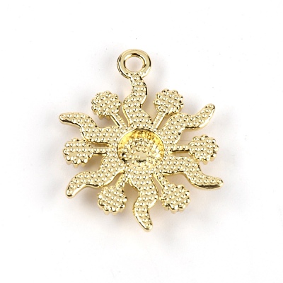 Alloy Glass Rhinestone Pendants FIND-WH0060-36LG-1