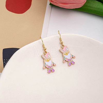 Easter Alloy & Enamel Dangle Earrings FS-WG08BA2-08-1