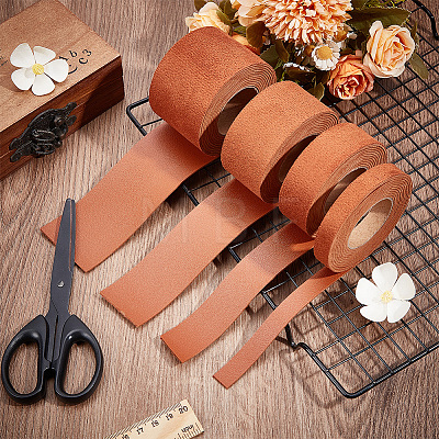 2M PVC Imitation Leather Ribbons SRIB-WH0011-126B-04-1