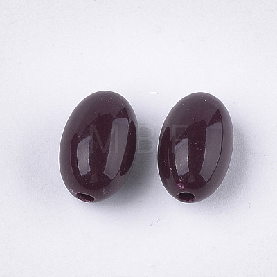Opaque Acrylic Beads OACR-T011-69-1