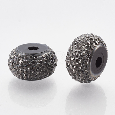 Resin Rhinestone Beads RESI-T020-01E-02-1