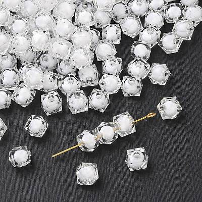 Transparent Acrylic Beads LS-TACR-S112-8mm-01-1