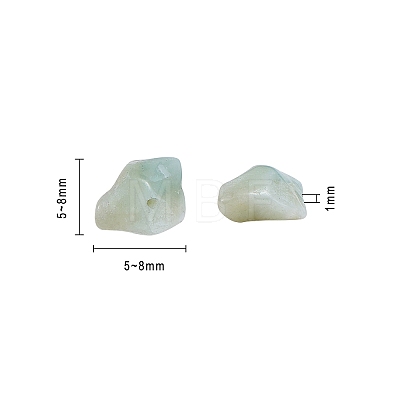 Natural Amazonite Chip Beads G-CJ0001-21-1