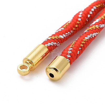 Nylon Cord Silder Bracelets MAK-C003-03G-10-1