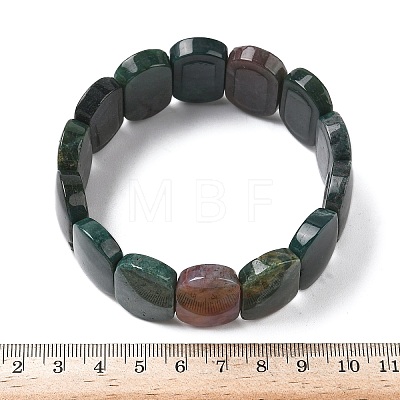 Natural Rose Quartz Beads Stretch Bracelets for Women Men BJEW-I323-02I-1