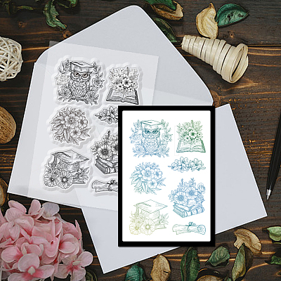 Custom PVC Plastic Clear Stamps DIY-WH0448-0587-1